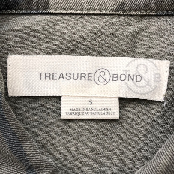 Treasure & Bond Green Camo Cargo Utility Jacket - Picture 5 of 8